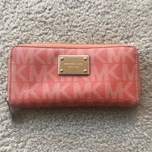 Michael Kors Orange Wallet